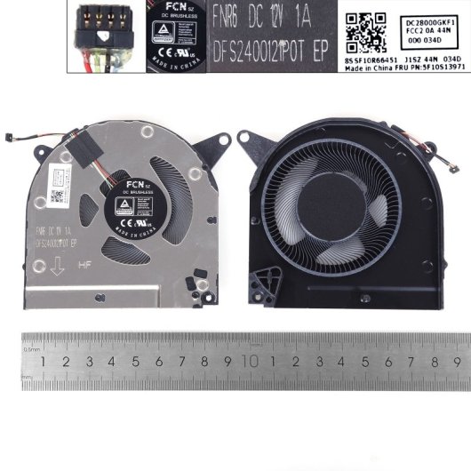 Ventilador GPU para portátil Lenovo R9000x S7-15ach6 S7-15imh05 2021 12v