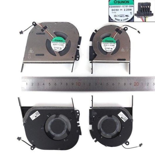 Ventilador para portátil Asus VivoBook Pro 15 OLED K3500 M3500Q M6500 M7600Q