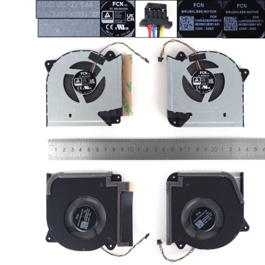 Ventiladores Para Portátil Asus G733cw Cx G733c Rog 6 Plus 12v