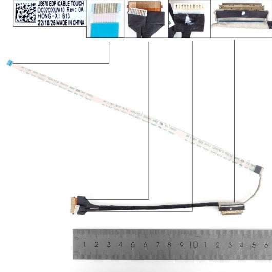 Cavo flessibile per laptop Lenovo Ideapad 1 15ijl7 Js570 Dc02c00uv00 Dc02c00uv10 con touch 40 pin