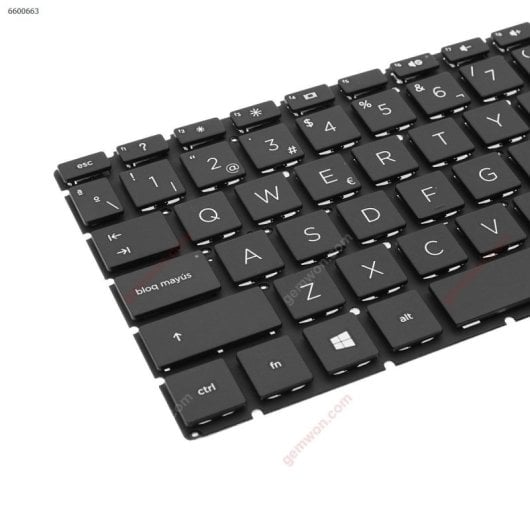 Clavier pour ordinateur portable HP Pavilion 15-da 250 255 Gen7 Hr04-m Yms-0314-m 9z.nezsc.20f Nsk-xn0sc Intro Petit Noir