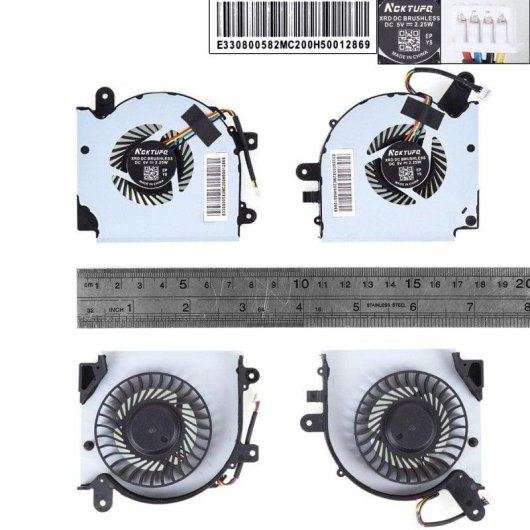 Ventiladores para portátil MSI GF75 MS-17F1 17F2 17F4 17F5 N415 N416