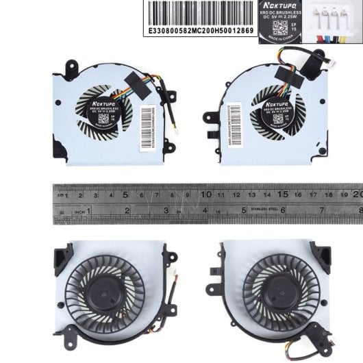Laptop-Lüfter für Msi Gf75 Ms-17f1 17f2 17f4 17f5 N415 N416