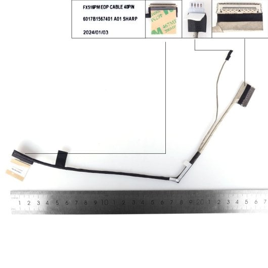 Laptop-Flexkabel Asus Air2021 Fx516p/pm/pr Tuf516 6017b1567401 40 Pins