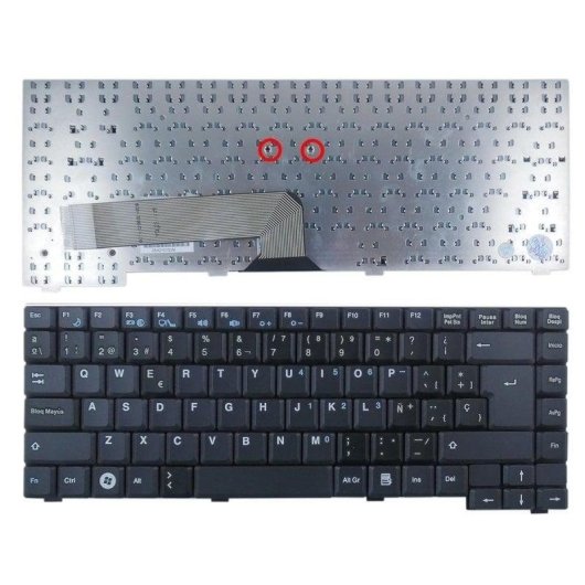 Teclado para portátil Fujitsu Siemens Amilo A1667G A3667G M1437G M1439G M3438G PI1536