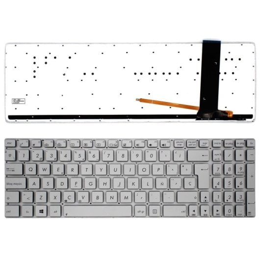 Clavier rétroéclairé pour ordinateur portable Asus N56 N76
