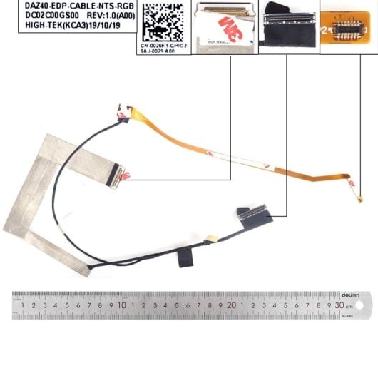 Cabo flexível para portátil Dell Latitude E7490 7490 30 pinos
