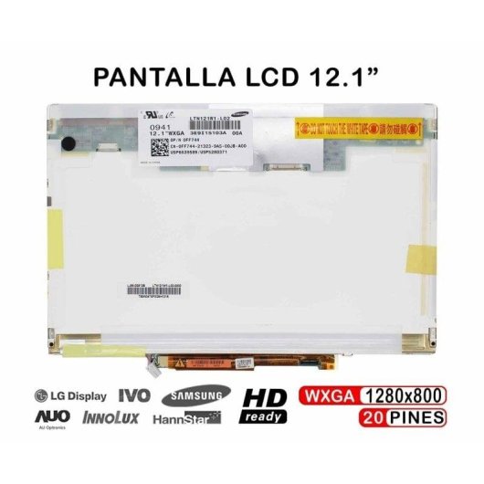 Ecrã LCD 12.1" Portátil Portatilmovil LTN121W1-L02