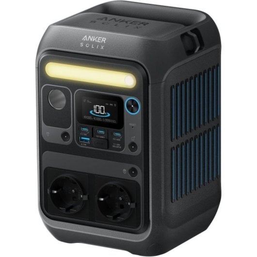Powerstation Anker SOLIX C300X 288Wh LiFePO4 7 Anschlüsse 140W USB-C WLAN Appsteuerung