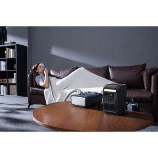 Estacao de energia Anker SOLIX C300X 288Wh 2 AC 1 USB-A 3 USB-C LiFePO4 Solar WiFi Bluetooth Ecrã LCD