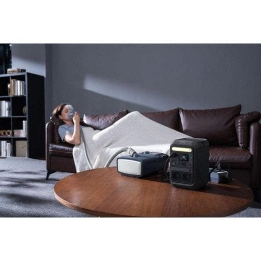 Station d’énergie Anker SOLIX C300X 288Wh 2 ports AC 3 USB-C LiFePO4 Écran Contrôle App Chargeur solaire