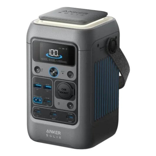 Stazione di alimentazione portatile Anker Solix C300X 288Wh LiFePO4 300W ricarica solare USB-C