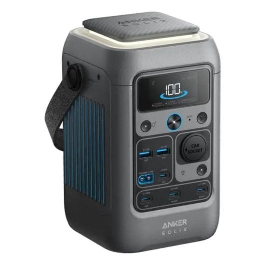Stazione di alimentazione portatile Anker Solix C300X 288Wh LiFePO4 300W ricarica solare USB-C