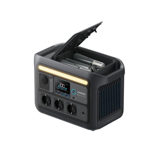Powerstation Anker Solix C800X 768 Wh 1200 W Ultra Charge Schwarz USB Type-A Type-C AC-Ausgänge