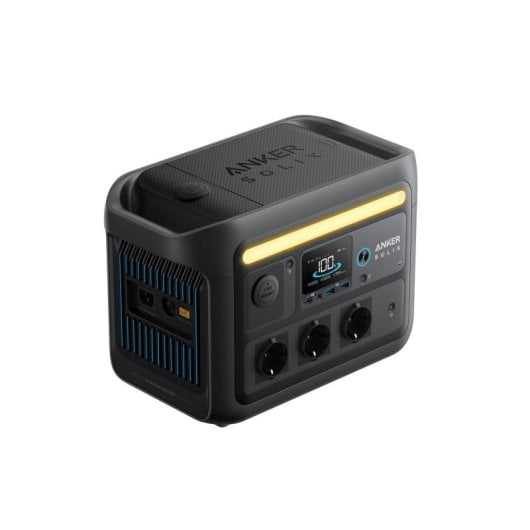 Powerstation Anker Solix C800X 768 Wh 1200 W Ultra Charge Schwarz USB Type-A Type-C AC-Ausgänge