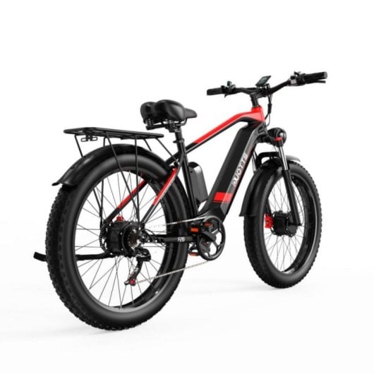 Elektrofahrrad Duotts F26 1500W Doppelmotor 20Ah 120km 48V Hydraulik Scheibenbremse Rot Schwarz