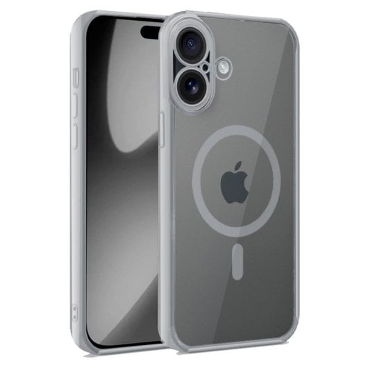 COOL Capa para iPhone 17 Margens Magnética Prateada