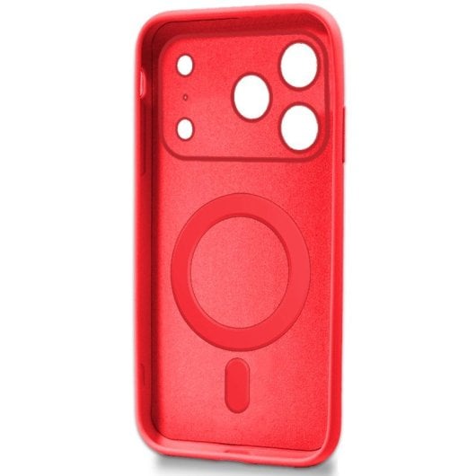Capa Magnética Vermelha para iPhone 17 Pro