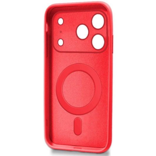 COOL rode magnetische siliconenhoes voor iPhone 17 Pro / 18 Pro