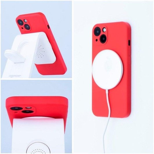 COOL rode magnetische siliconenhoes voor iPhone 17 Pro / 18 Pro