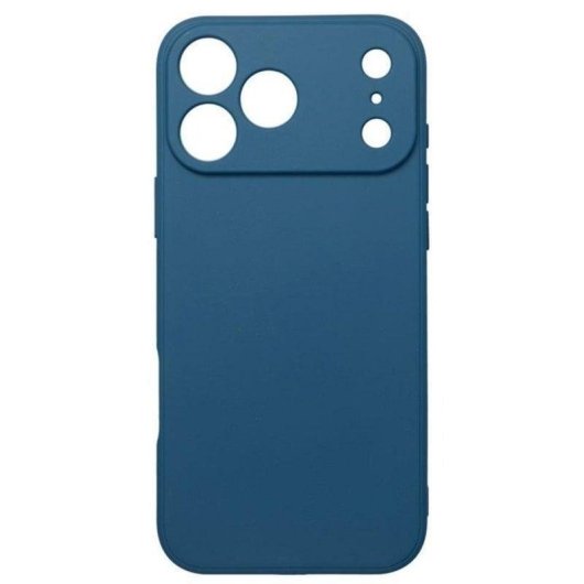 Coque COOL en silicone bleue antidérapante pour iPhone 17 Pro / 18 Pro