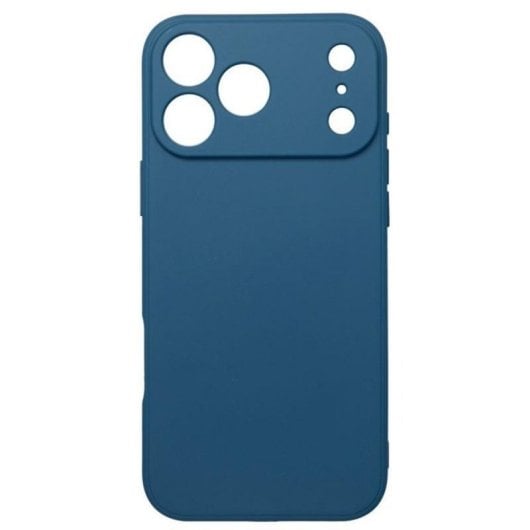 Funda para móvil COOL iPhone 17 Pro Carcasa Silicona Azul Flexible Antideslizante para iPhone 17 Pro