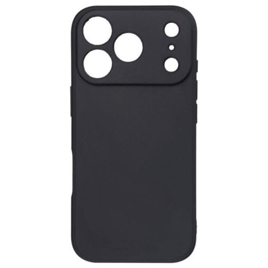 Funda para móvil COOL iPhone 17 Pro Silicona Gel Negra Antigolpes para iPhone 17 Pro