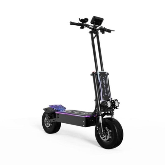 Patinete elétrico Duotts D99 6000W Autonomia 120km Rodas 13" Suspensão dupla Preto