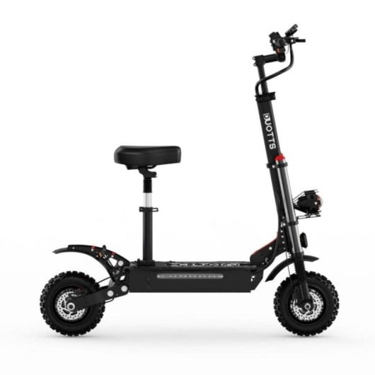 Patinete eléctrico Duotts D66 3600W Autonomía 70km Ruedas 11" Suspensión doble Negro