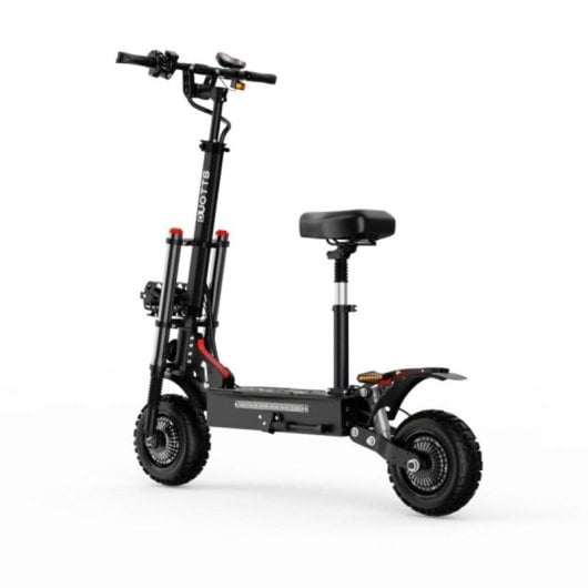 Patinete eléctrico Duotts D66 3600W Autonomía 70km Ruedas 11" Suspensión doble Negro