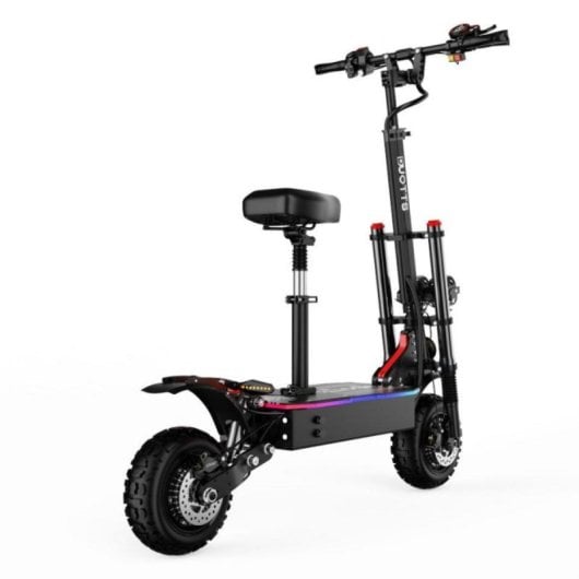Patinete eléctrico Duotts D88 5600W Autonomía 100km Ruedas 11" Suspensión doble Negro