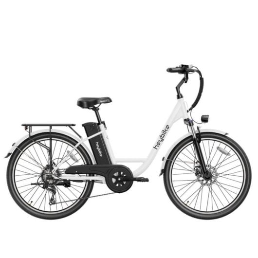 E-Bike Heybike Cityscape 26 Zoll 250W 36V 10Ah Scheibenbremsen Weiß