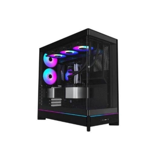 Torre ATX Montech HS02 PRO Black Vidro Templado ARGB USB-C 2x120mm Mid-Tower