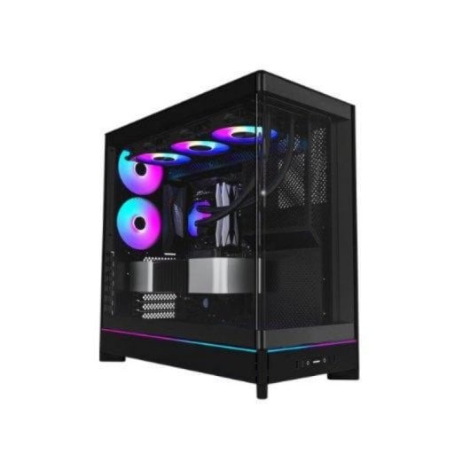 Torre ATX Montech HS02 PRO Black Vidro Templado ARGB USB-C 2x120mm Mid-Tower
