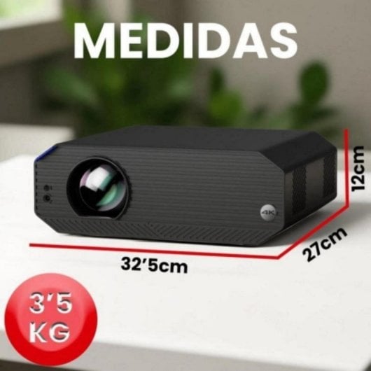 Proyector Unicview K5000PE FullHD 1800 Lúmenes 300" LED LCD Google TV Smart