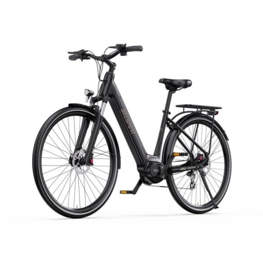 Bicicleta eléctrica Onesport OT07 Motor Central BAFANG 250 W, Batería 36 V 14 Ah, Frenos hidráulicos 27,5" Negro