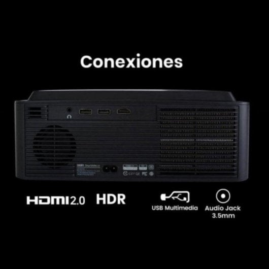 Proyector Unicview C5 Pro FullHD 2500 Lúmenes 120" LED LCD Google TV Portátil