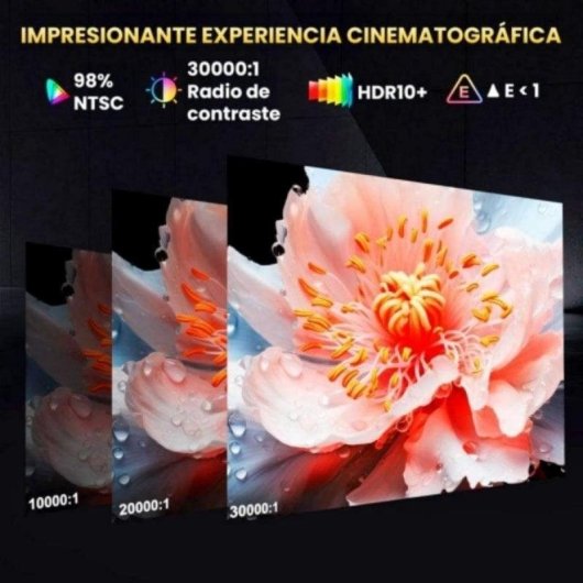 Proyector Unicview C5 Pro FullHD 2500 Lúmenes 120" LED LCD Google TV Portátil