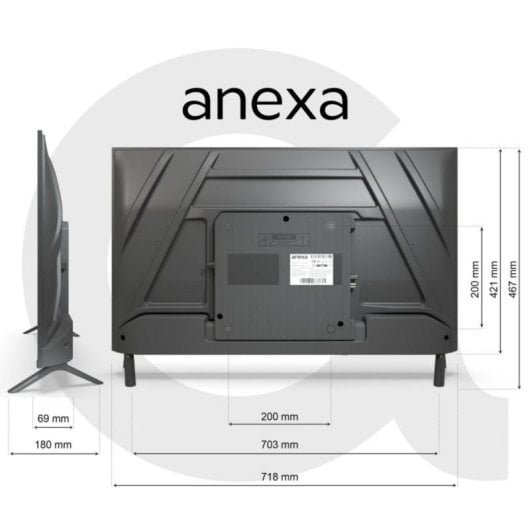 Anexa DLED SMART32C02HG 32" HD Ready Smart TV Google TV