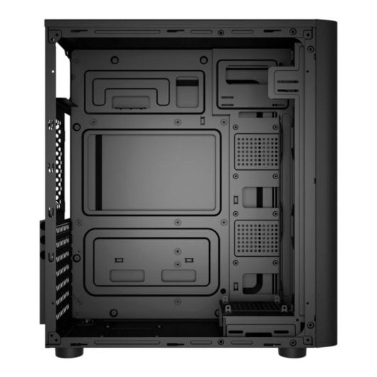 Caja UNYKAch ATX UK8026 Negra/Midi Tower/USB-C/Audio HD/Soporte 5 Discos/ATX-MATX-ITX