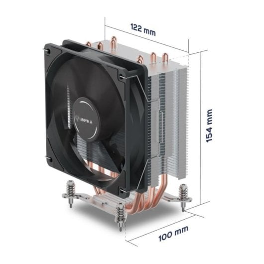 Refrigeración Aire UNYKAch Socket AM4 LGA1700 120mm UNYCOOL H40 PWM Compacta