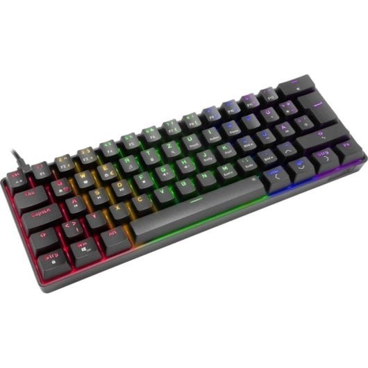 Teclado mecánico SPEEDLINK SL-670015-BK Layout DE retroiluminado RGB inalámbrico y alámbrico
