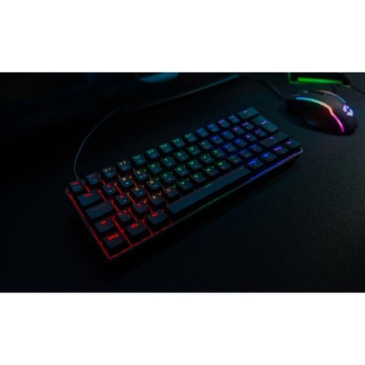 Teclado mecánico SPEEDLINK SL-670015-BK Layout DE retroiluminado RGB inalámbrico y alámbrico