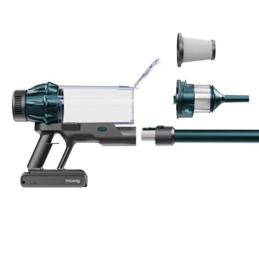 Aspirador sem Fio HKoenig UPX32 400W 50min Escova LED 4 Acessórios