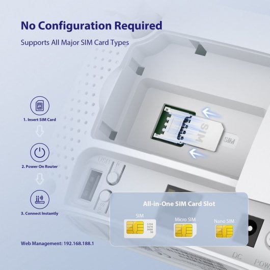 Router Strong 4GROUTER360M 4G LTE 300 Mbit/s WiFi Ethernet Firewall Banda Larga