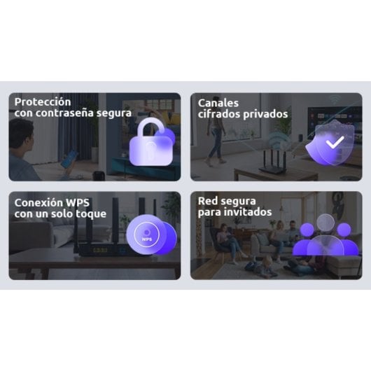 Router Strong ROUTERBE3600 WiFi 7 Mesh 3600Mbps Doble Banda 2.5G Ethernet 5 Antenas