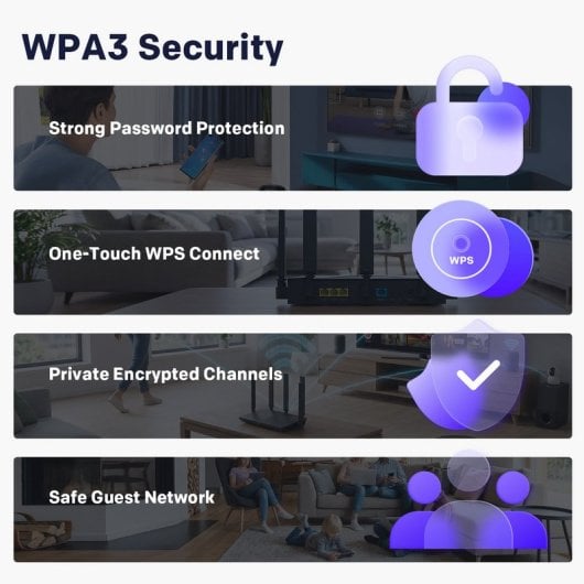 Router Strong ROUTERBE3600 WiFi 7 Mesh 3600Mbps Doble Banda 2.5G Ethernet 5 Antenas