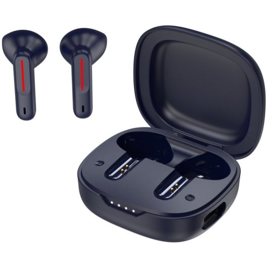Auricolari Red Bull Kers In-Ear Wireless Bluetooth con Cancellazione del Rumore e Microfono Blu