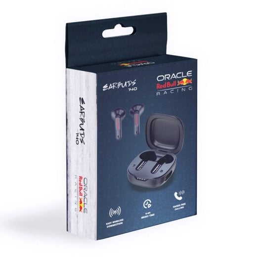 Auricolari Red Bull Kers In-Ear Wireless Bluetooth con Cancellazione del Rumore e Microfono Blu