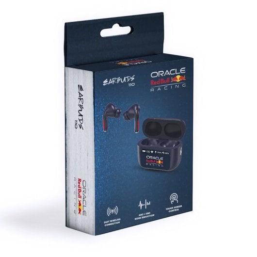 In-Ear-Kopfhörer Red Bull Nitro kabellos Bluetooth ideal für Telefonie und Sport, schwarz